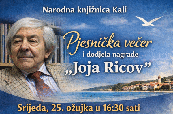 Featured image for “Pjesnička večer i dodjela nagrade “Joja Ricov” u povodu pjesnikova rođendana”